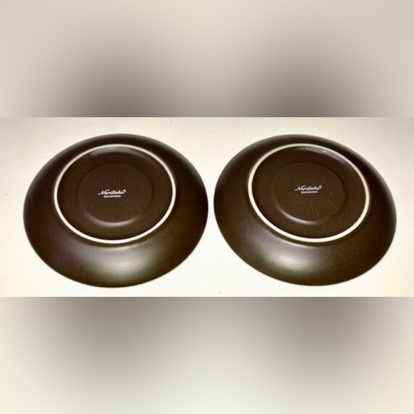 Set of 2 Discontinued NORITAKE COLORWAVE STONEWARE 4.5" Mini Plates - Picture 6 of 9